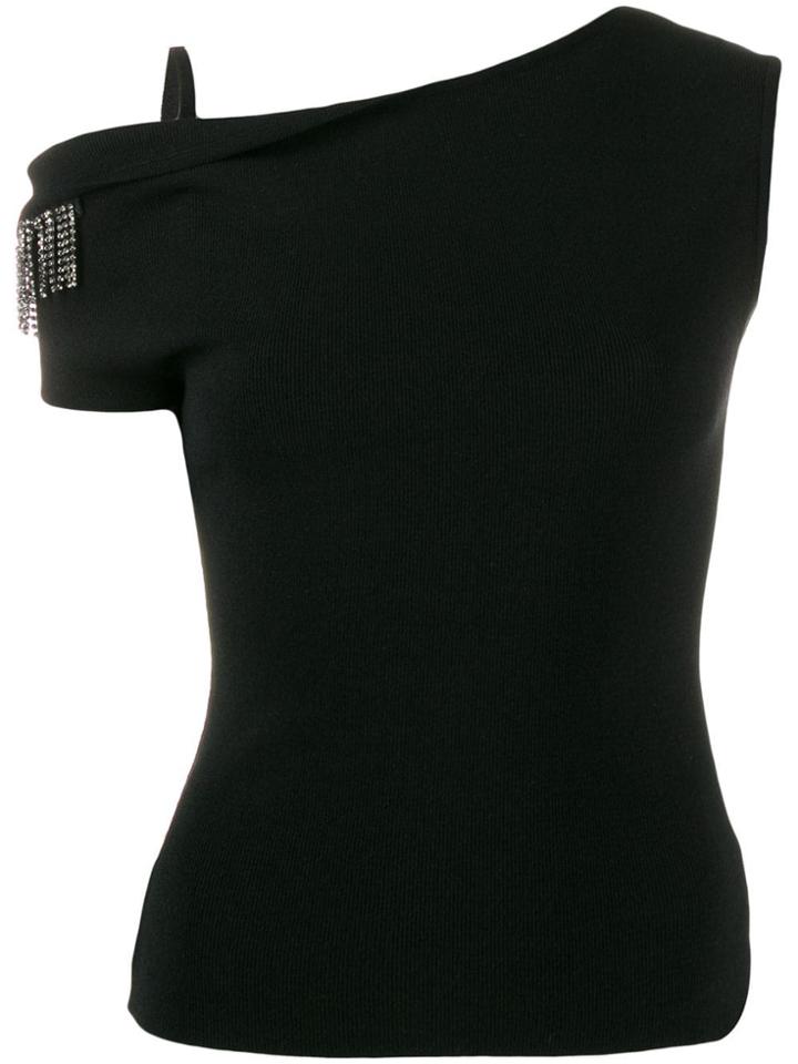 Pinko Off The Shoulder T-shirt - Black
