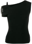 Pinko Off The Shoulder T-shirt - Black