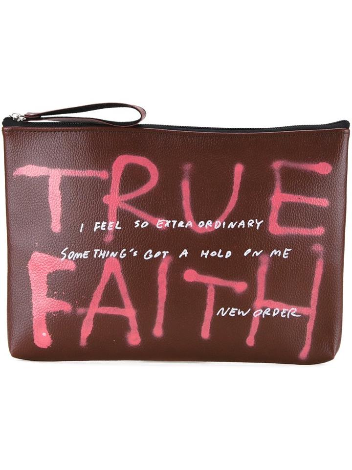 Guernika True Faith Printed Clutch