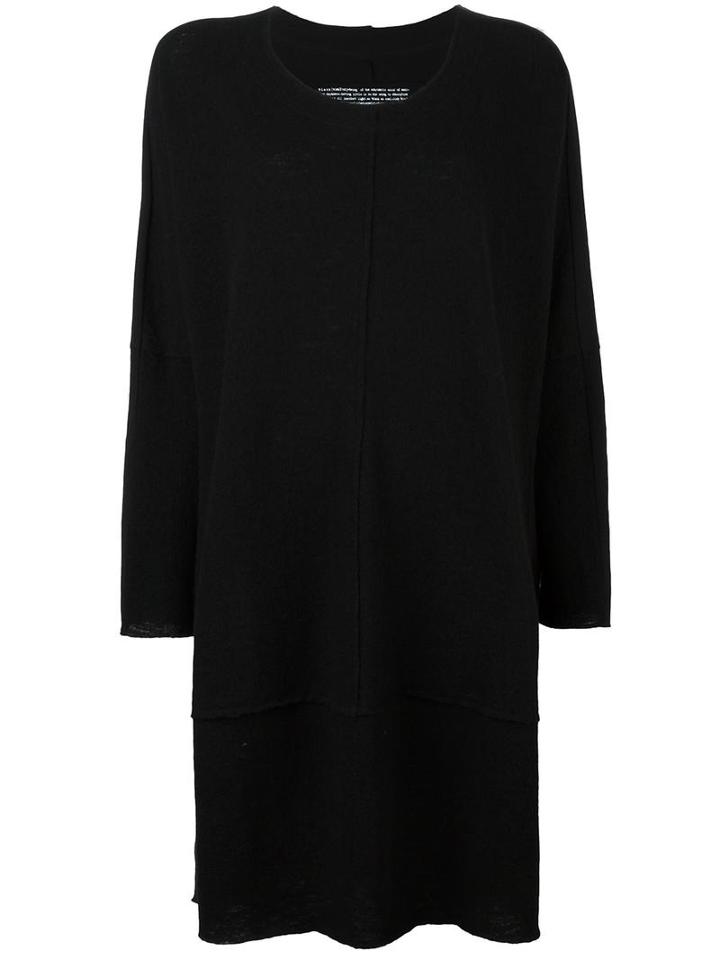 Rundholz Sweater Dress, Women's, Black, Wool/cotton/spandex/elastane