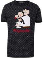 Dolce & Gabbana - Polka-dot T-shirt - Men - Cotton - 52, Black, Cotton