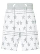 Education From Youngmachines Star-intarsia Shorts - Grey