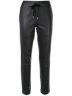 Inès & Maréchal Drawstring-waist Slouchy Trousers - Black