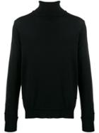 Isabel Benenato Roll-neck Fitted Sweater - Black