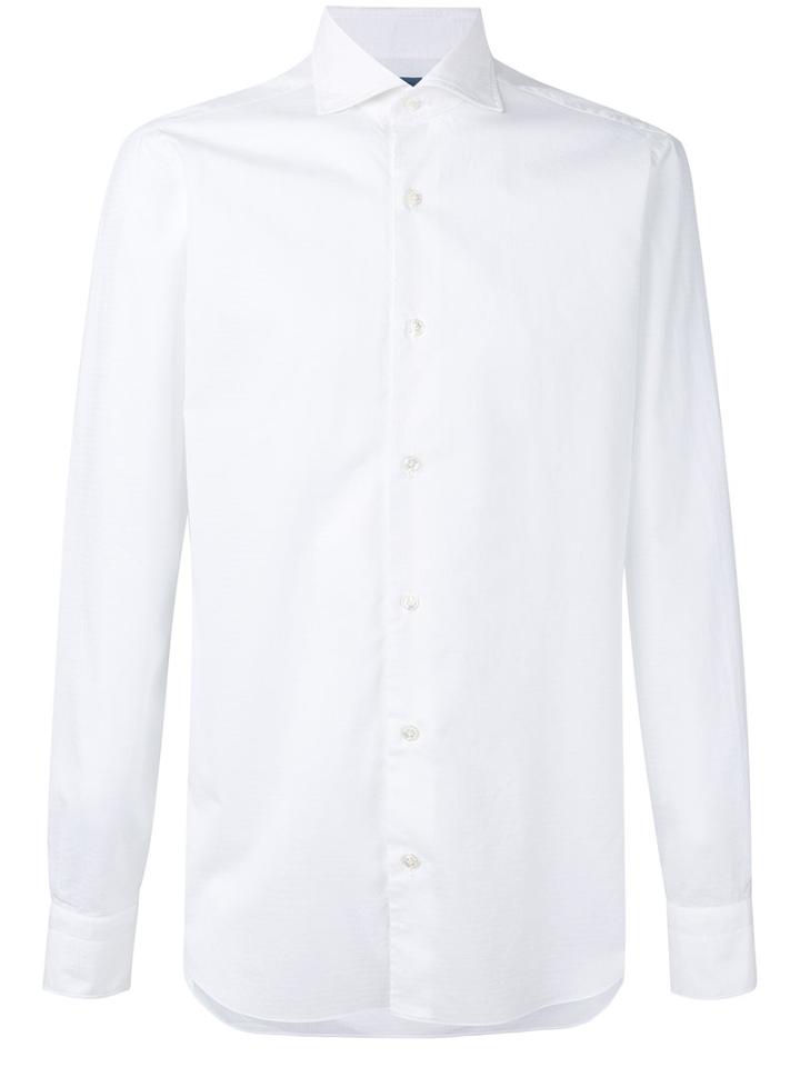 Barba - Classic Shirt - Men - Cotton - 41, White, Cotton