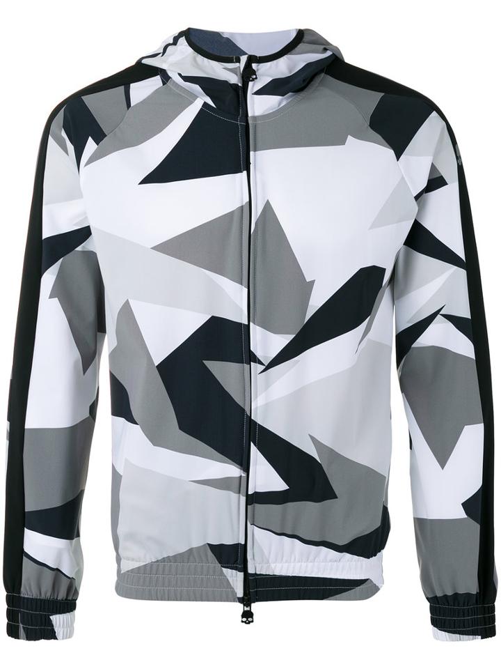 Hydrogen Camouflage Print Hoodie, Men's, Size: Xl, Grey, Polyamide/spandex/elastane