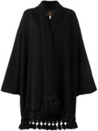 Fendi Vintage Tassel Trim Poncho