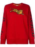 Kenzo Tiger Patch Sweatshirt - Red