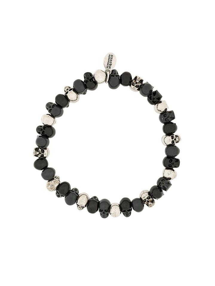 Alexander Mcqueen Skull Bracelet - Black