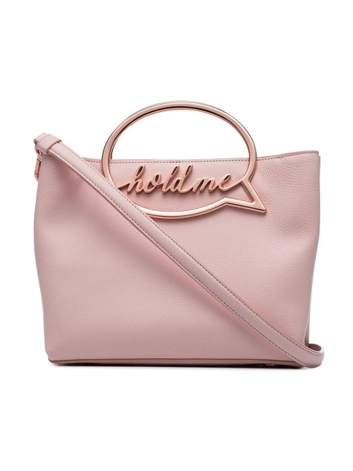 Sophia Webster Hold Me Speech Bubble Leather Shoulder Bag - Pink