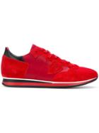 Philippe Model Panelled Lace-up Sneakers - Red