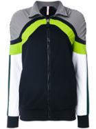 No Ka' Oi Ruched Colourblock Track Top - Black