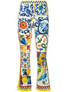Dolce & Gabbana St Maioliche Trousers - Multicolour