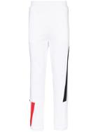 Moncler Stripe Detail Jogging Trousers - White