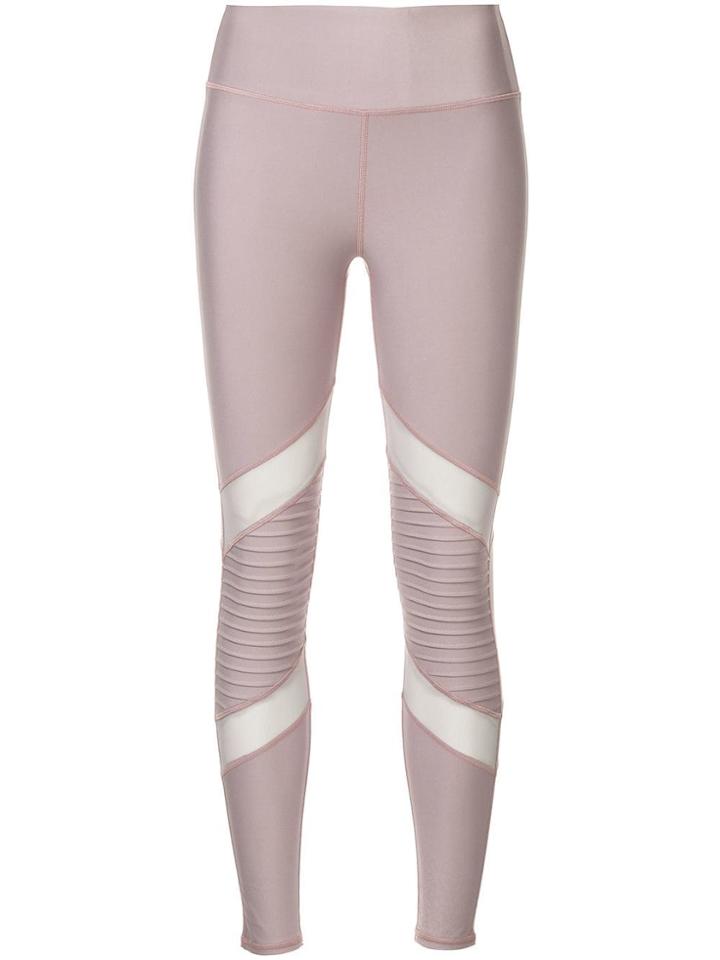 Nimble Activewear Moto Long Tights - Pink & Purple