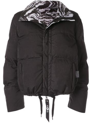 Kru Reversible Puffer Jacket - Black