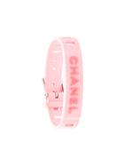 Chanel Pre-owned Logo Buckled Bracelet - Pink