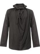 Yohji Yamamoto Draped Neck Shirt - Black