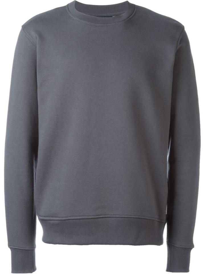 Paul Smith Jeans Crew Neck Sweatshirt, Men's, Size: Xl, Grey, Cotton