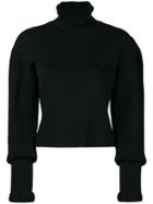 Philosophy Di Lorenzo Serafini Funnel Neck Ribbed Jumper - Black