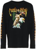 Marcelo Burlon County Of Milan Wolf Eagle Short Sleeve T-shirt - Black