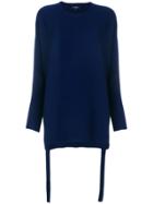 Theory Strap Detail Jumper - Blue