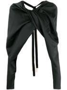 Colville Backless Blouse - Black