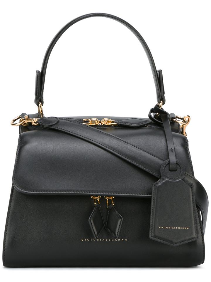 Victoria Beckham - Double Zip Tote - Women - Leather/polyamide/polyurethane - One Size, Women's, Black, Leather/polyamide/polyurethane