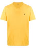 Ralph Lauren Logo Embroidered T-shirt - Yellow