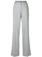 Karl Lagerfeld Tailored Palazzo Pants - Grey