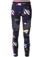 Tommy Hilfiger Flag Print Leggings - Blue