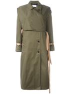 Ports 1961 Wrap Detail Trench Coat - Green