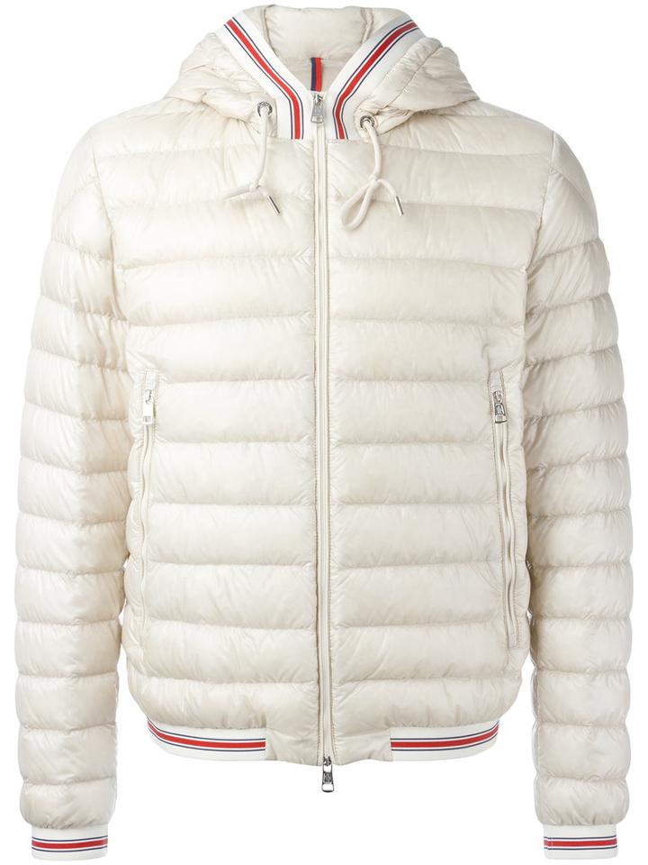 Moncler Eliot Padded Jacket, Men's, Size: 2, Nude/neutrals, Polyamide/goose Down/feather