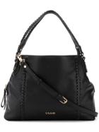 Liu Jo Braided Detail Tote Bag - Black