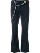 Miaou Tommy Cropped Trousers - Blue