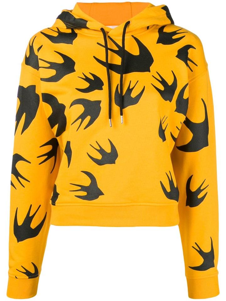 Mcq Alexander Mcqueen Bird Detail Hoodie - Yellow