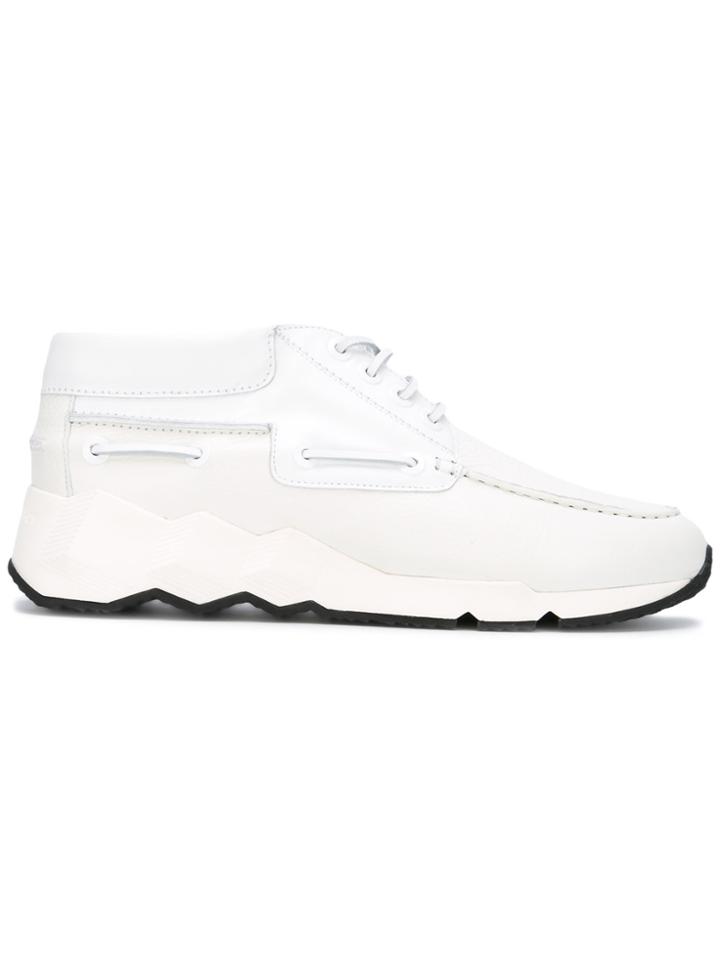 Pierre Hardy Lace-up Sneakers - White