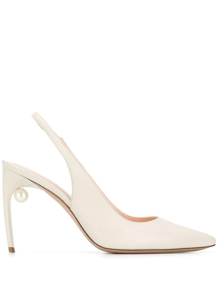 Nicholas Kirkwood Mia Sling Pumps - White