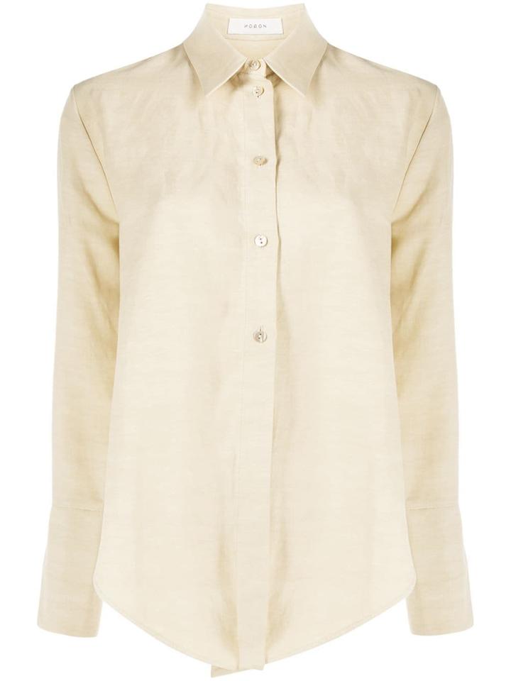 Áeron Lelle Tie Front Shirt - Neutrals