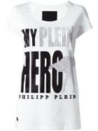 Philipp Plein 'month' T-shirt, Women's, Size: Medium, White, Cotton