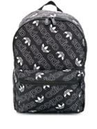 Adidas Logo Print Backpack - Black
