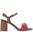 See By Chloé Chain-embellished Sandals - Red