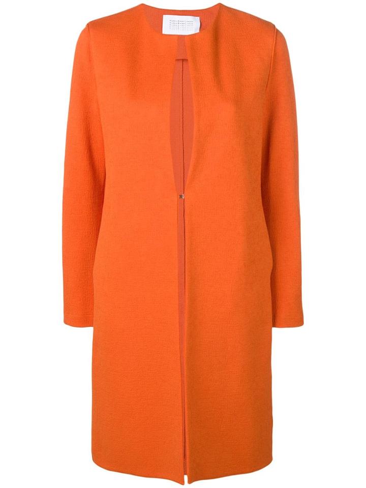 Harris Wharf London Single-breasted Coat - Orange