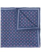 Brunello Cucinelli Patterned Pocket Square - Blue