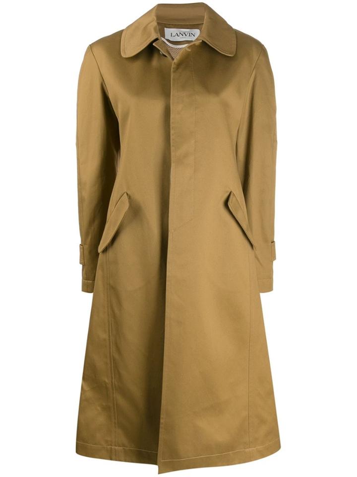 Lanvin Peter Pan Collar Coat - Neutrals