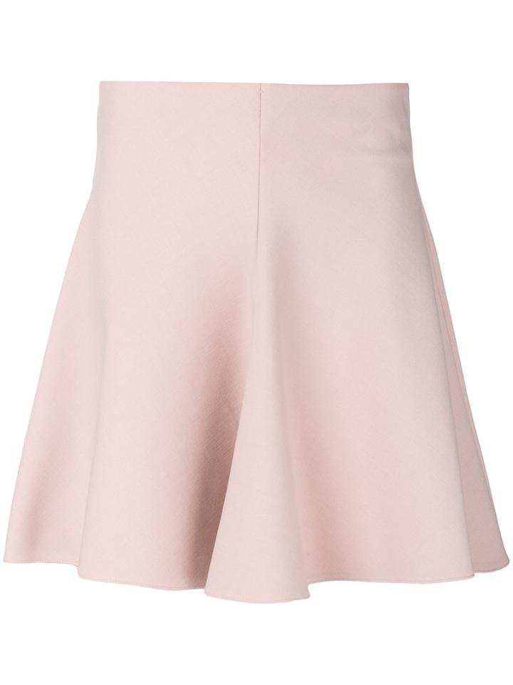 Red Valentino - Skater Skirt - Women - Cotton/polyester/spandex/elastane/wool - 40, Pink/purple, Cotton/polyester/spandex/elastane/wool