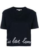 Stella Mccartney Love L'amour T-shirt - Black