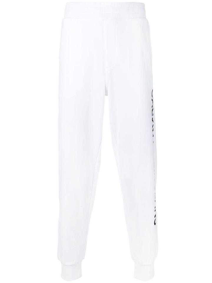Calvin Klein Slim-fit Track Trousers - White