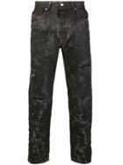 Diesel Tie-dye Effect Jeans - Black