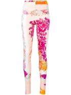 Emilio Pucci Floral Regular Leggings - Multicolour